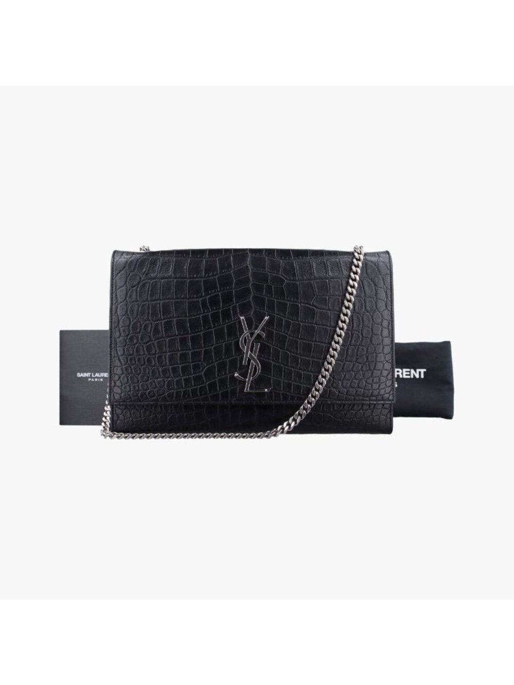 Saint Laurent Kate Black Leather Shoulder Bag